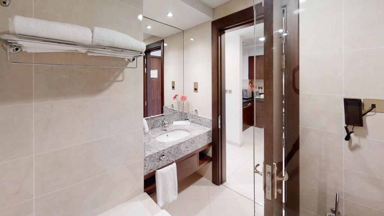 دبي Suha Park Hotel Apartments, Waterfront Jaddaf المظهر الخارجي الصورة