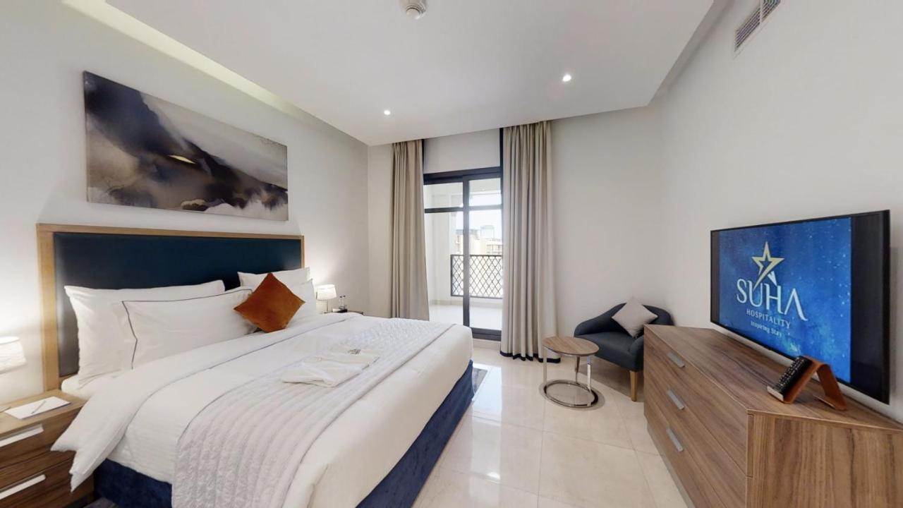 دبي Suha Park Hotel Apartments, Waterfront Jaddaf المظهر الخارجي الصورة