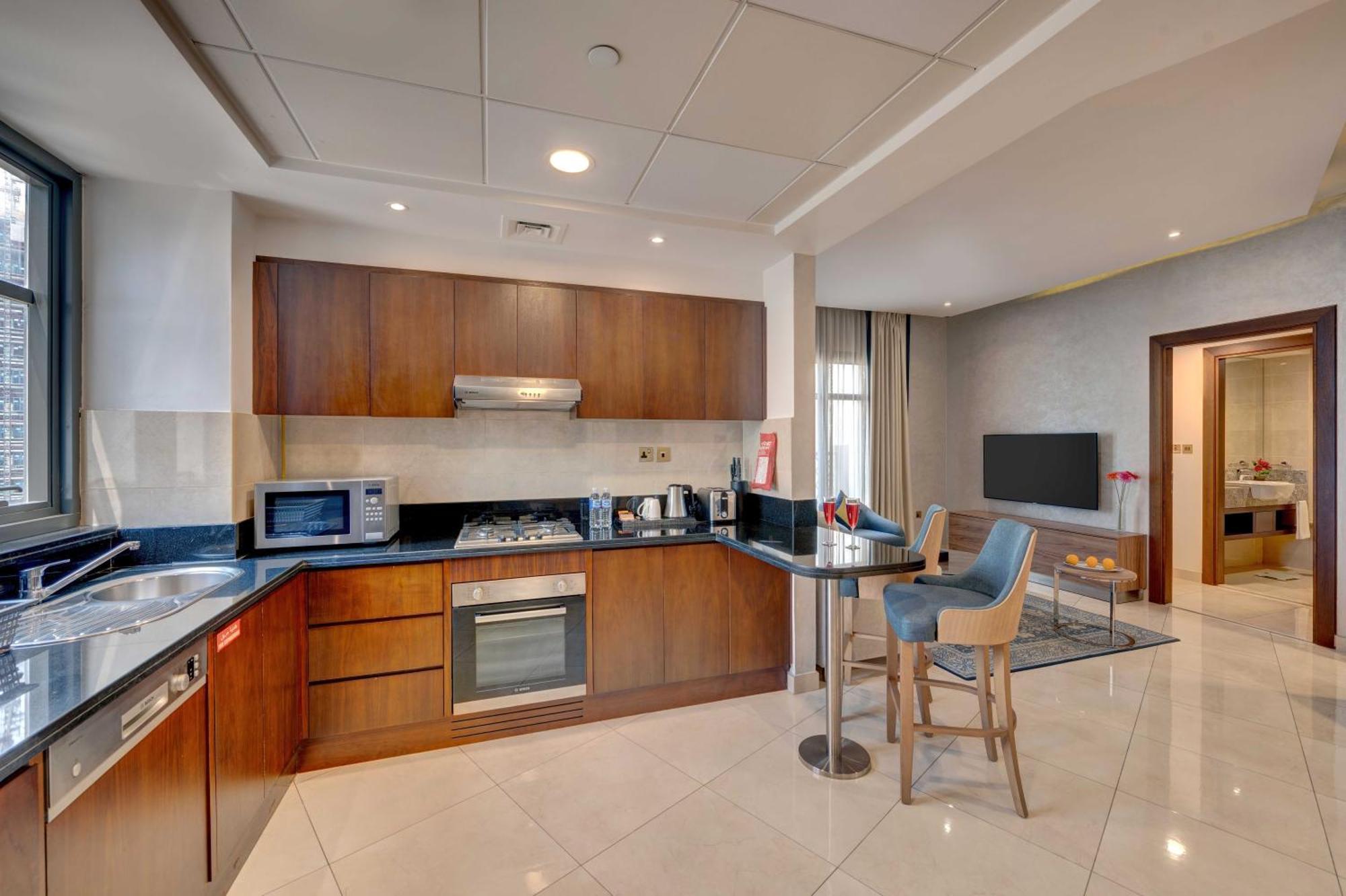 دبي Suha Park Hotel Apartments, Waterfront Jaddaf الغرفة الصورة