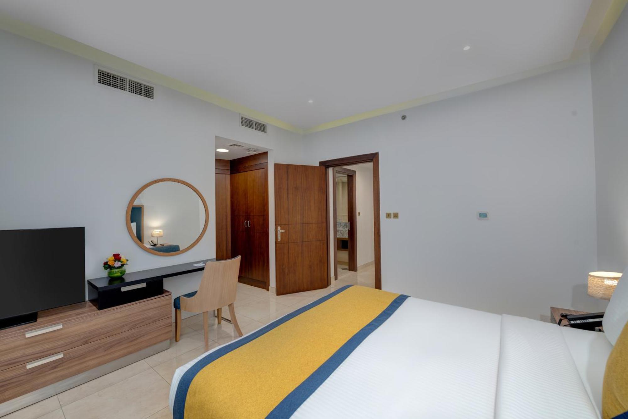 دبي Suha Park Hotel Apartments, Waterfront Jaddaf المظهر الخارجي الصورة