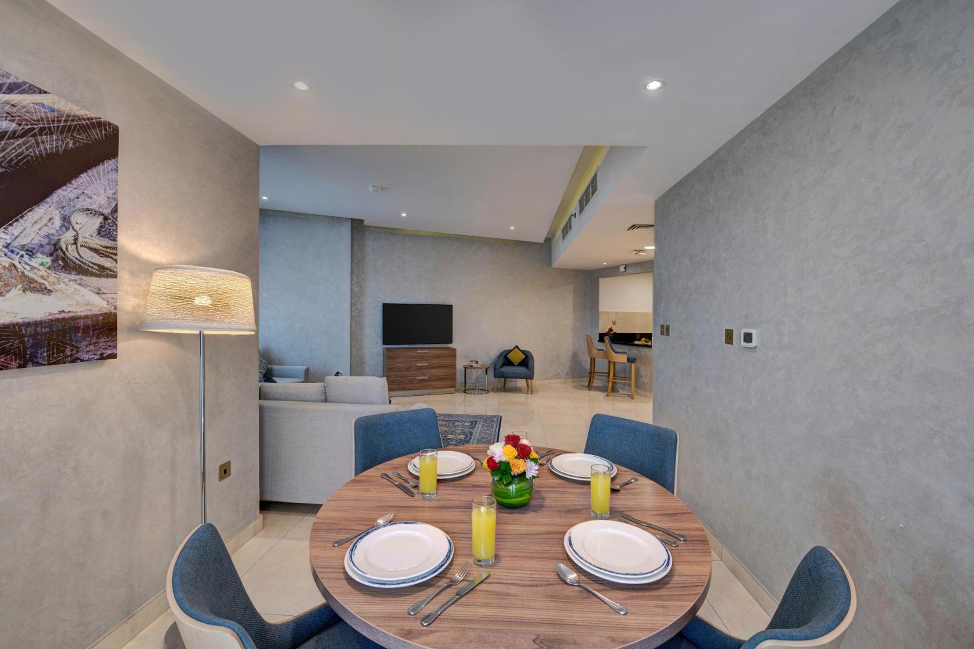 دبي Suha Park Hotel Apartments, Waterfront Jaddaf الغرفة الصورة