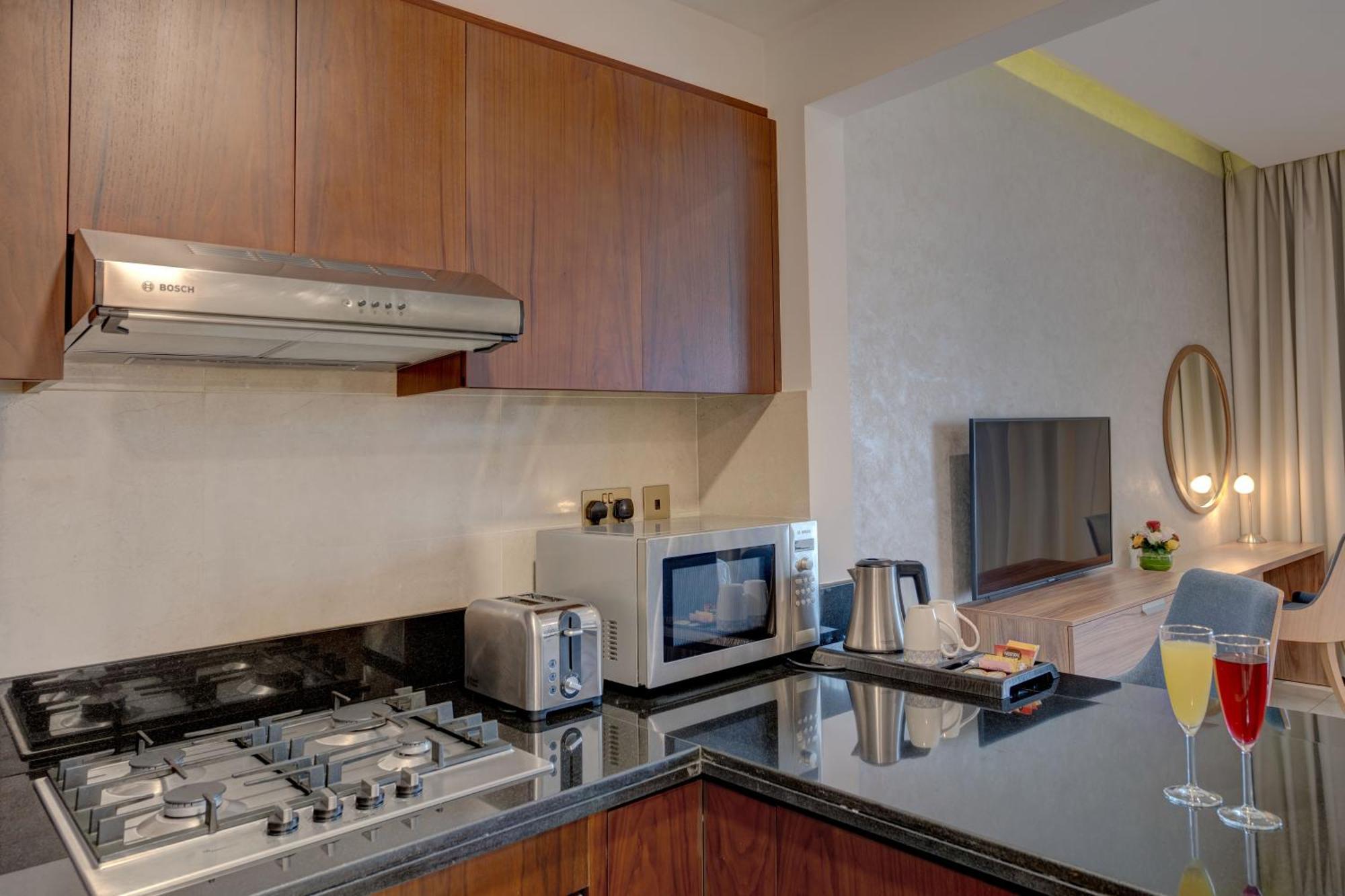 دبي Suha Park Hotel Apartments, Waterfront Jaddaf المظهر الخارجي الصورة
