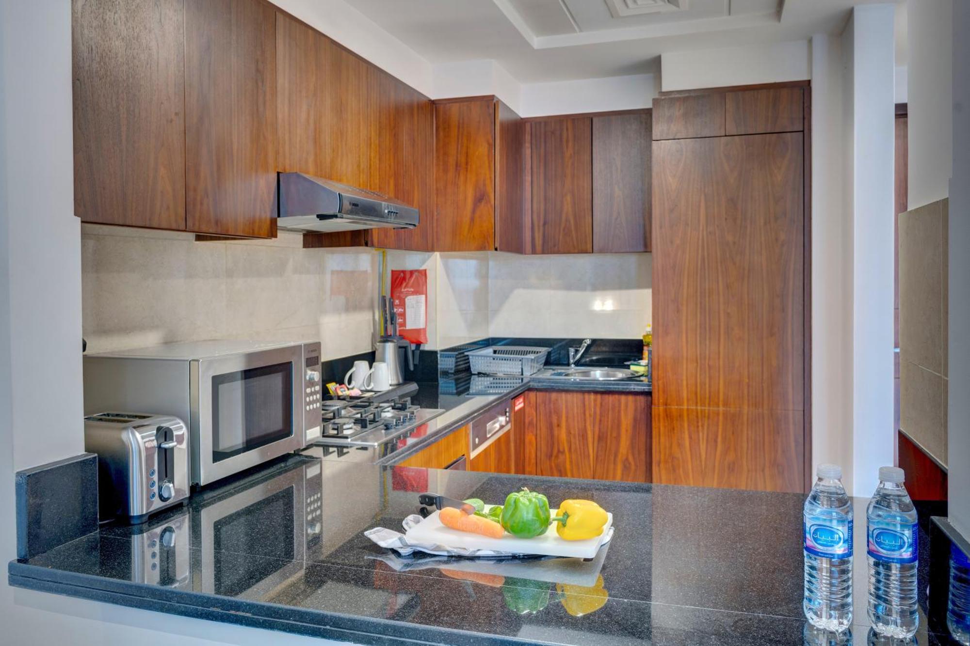 دبي Suha Park Hotel Apartments, Waterfront Jaddaf المظهر الخارجي الصورة