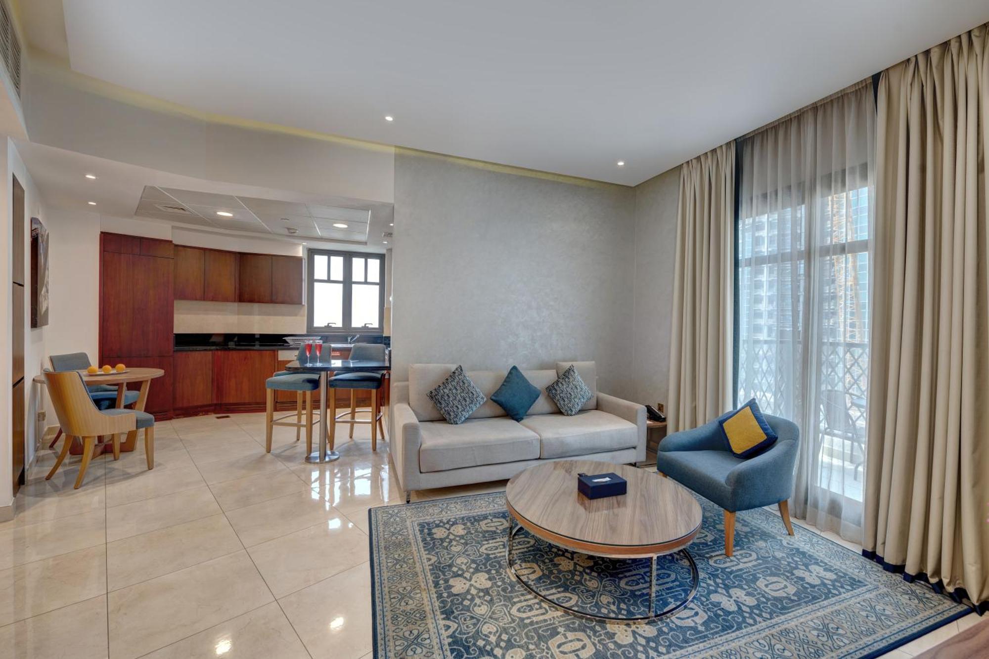 دبي Suha Park Hotel Apartments, Waterfront Jaddaf المظهر الخارجي الصورة